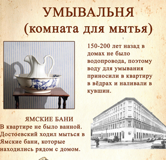 Постеры по мемориальной квартире для посетителей с проблемами в области зрения и слуха или с ментальными особенностями