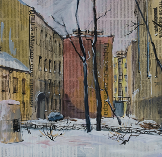 Выставка графики Бориса Шаулова «Петербургские дворы» 